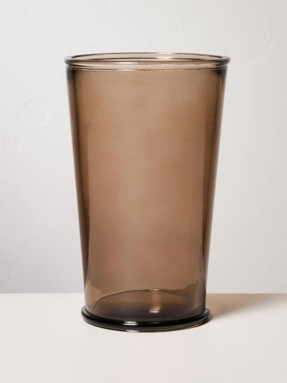 19oz Tall Recycled Pint Glass Brown - Hearth & Hand Magnolia (2)